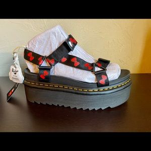 Dr. Martens X Hello Kitty Platform Sandals *RARE*